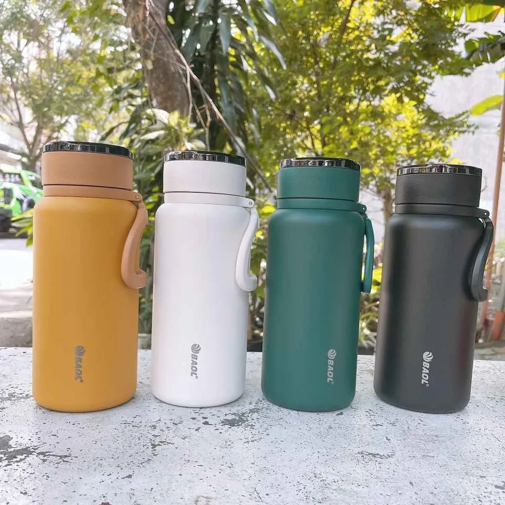 Alternative view of Bình Giữ Nhiệt Nhám Cao Cấp Có Lưới Lọc - Baol