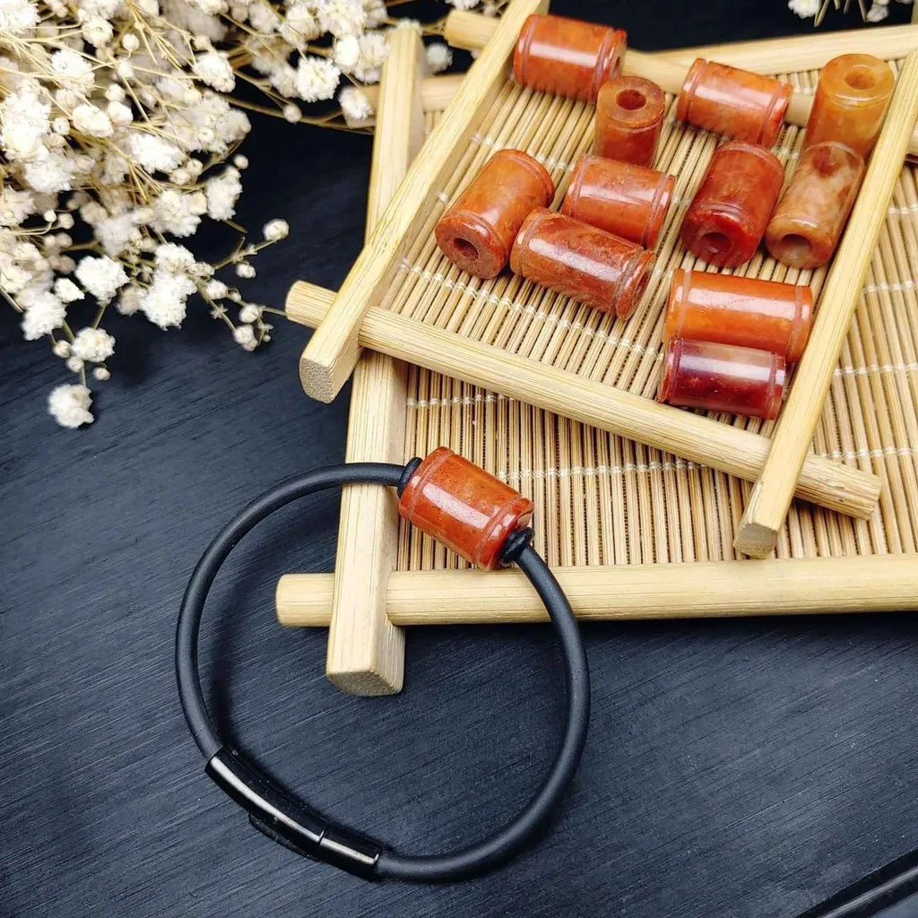 Vòng Tay Lu Thống Ngọc Cẩm Huyết Thiên Nhiên - Thắng Giang