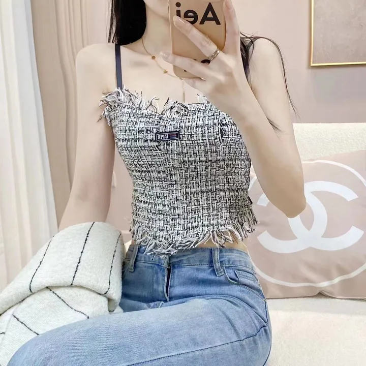 Áo Lót Bra Hai Dây Đệm Mút Kiểu Tua Rua Cá Tính - Vanass