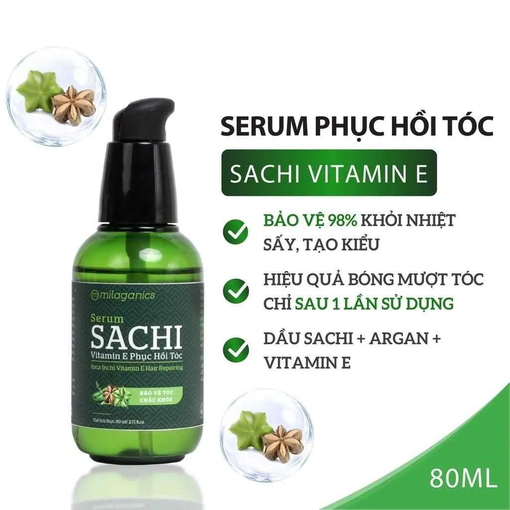 Serum Dưỡng Tóc Sachi 80ml - Milaganics