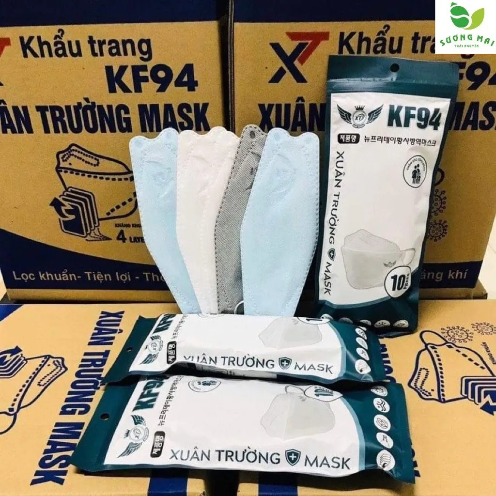 Alternative view of Combo 5 Túi Khẩu Trang Chống Bụi Siêu Mịn Kf94 - Xuân Trường - 10 Cái/túi