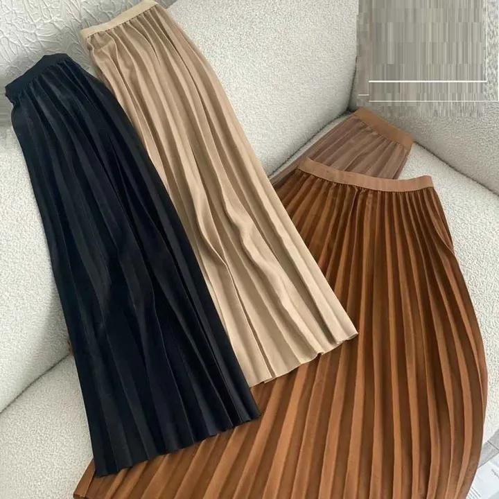 Alternative view of Chân Váy Xếp Ly Ánh Nhũ Cao Cấp - Diepchi Fashion