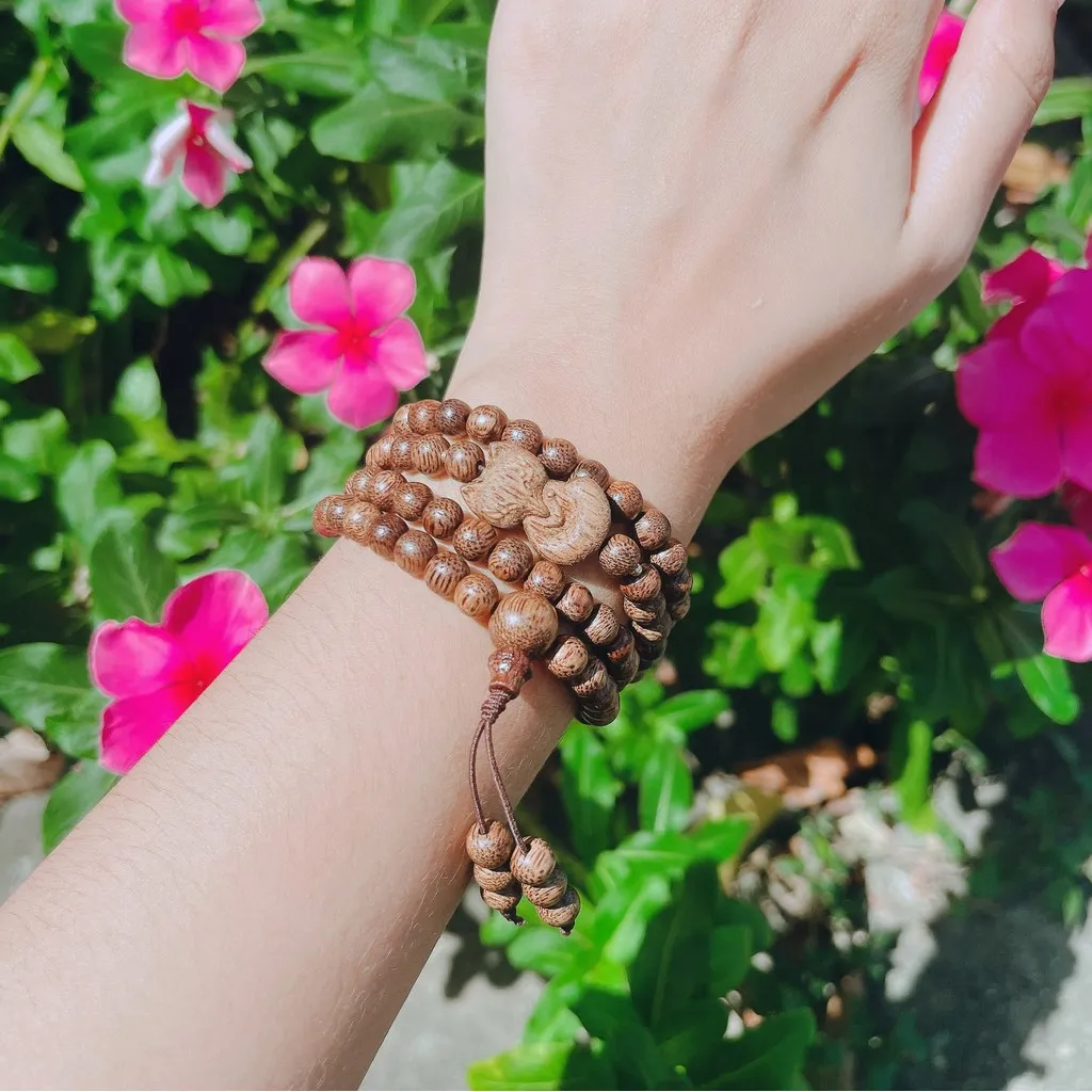 Vòng Tay Trầm Hương Tốc Phối Hồ Ly - Thắng Giang