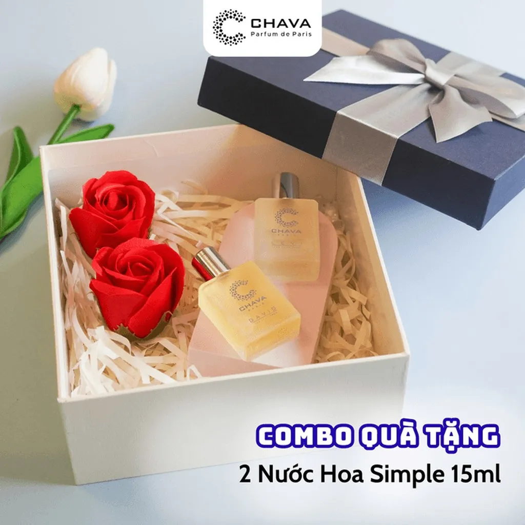 [combo Quà Tặng] 2 Chava Simple 15ml - Chava