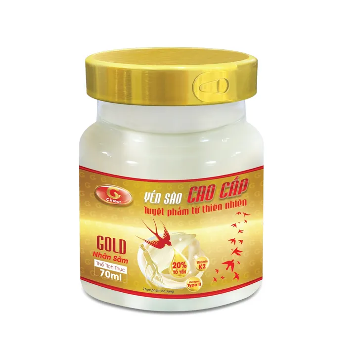 Alternative view of [hộp 6 Hũ] Yến Sào Cinest 20% Gold Nhân Sâm 70ml - Franci