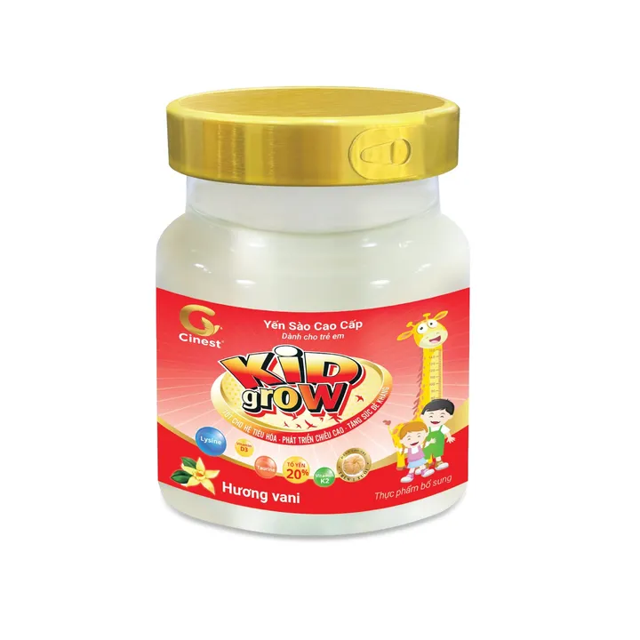 Alternative view of [lốc 6 Hũ] Yến Sào Cinest 20% Kid Grow Hương Vani 70ml - Franci