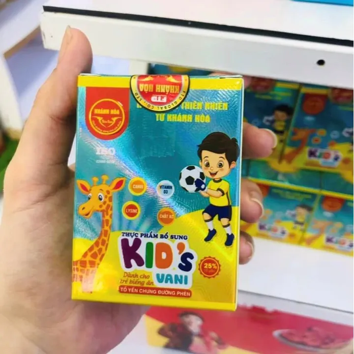 Tổ Yến Chưng Đường Phèn Kids Vani 70ml - Khánh Hòa Yến Sào