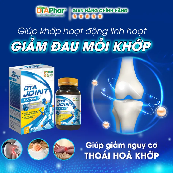 Alternative view of Viên Uống Dta Joint Extra Hỗ Trợ Giảm Đau Mỏi Khớp Giúp Giảm Nguy Cơ Thoái Hoá Khớp Làm Trơn Ổ Khớp Hộp 30 Viên
