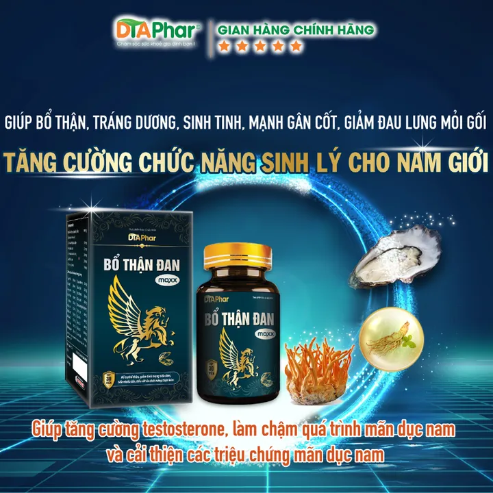 Alternative view of Viên Uống Bổ Thận Đan Maxx Hỗ Trợ Bổ Thận Giảm Tiểu Đêm Tiểu Nhiều Lần Tiểu Không Tự Chủ Do Chức Năng Thận Kém Hộp 30 Viên