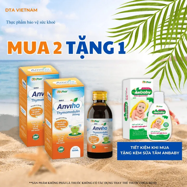 Siro Anviho Hỗ Trợ Giảm Tăng Tiết Đờm Ho Nhiều Đau Rát Họng Khản Tiếng Do Viêm Họngchai 100ml Phiên Bản Mới