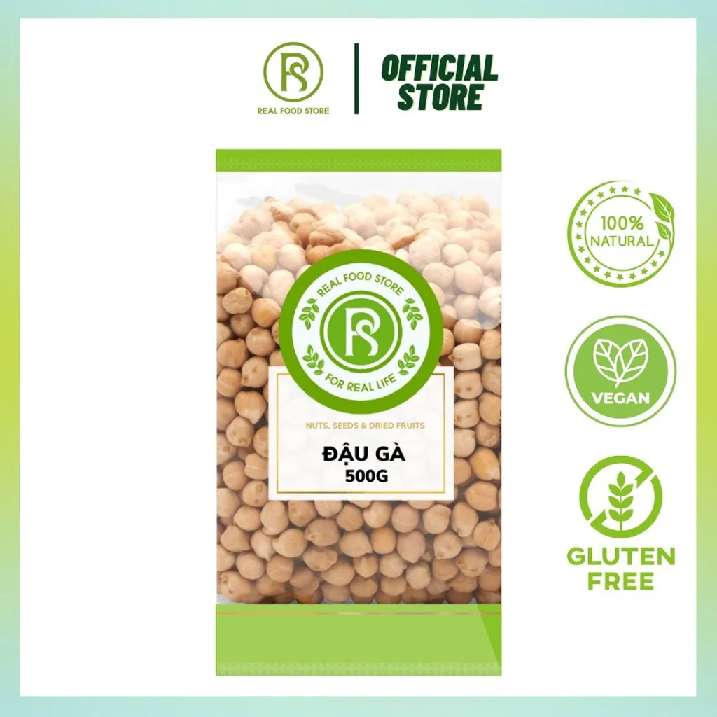 Hạt Đậu Gà Trắng 500g - Real Food