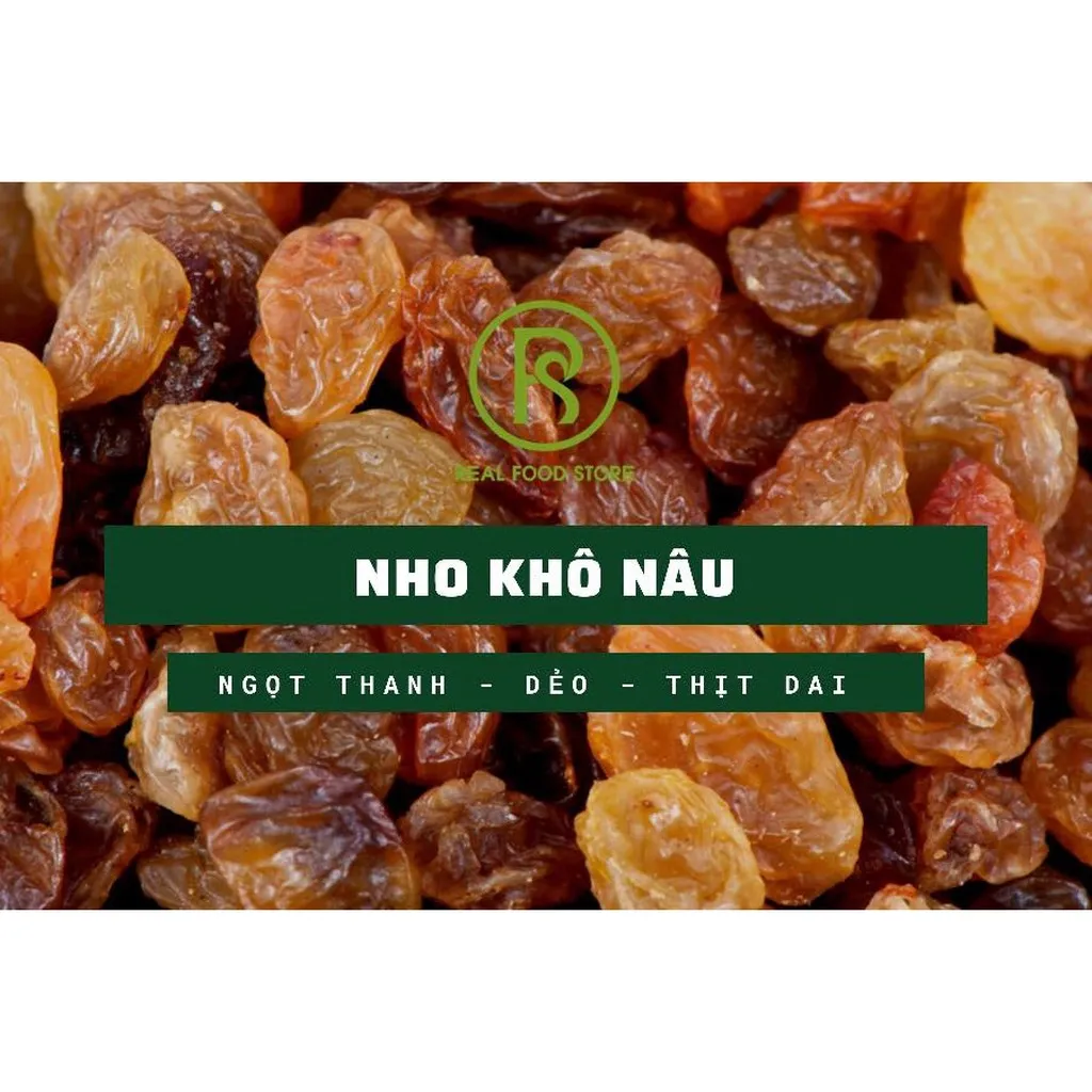 Alternative view of Nho Khô Nâu 500g - Real Food