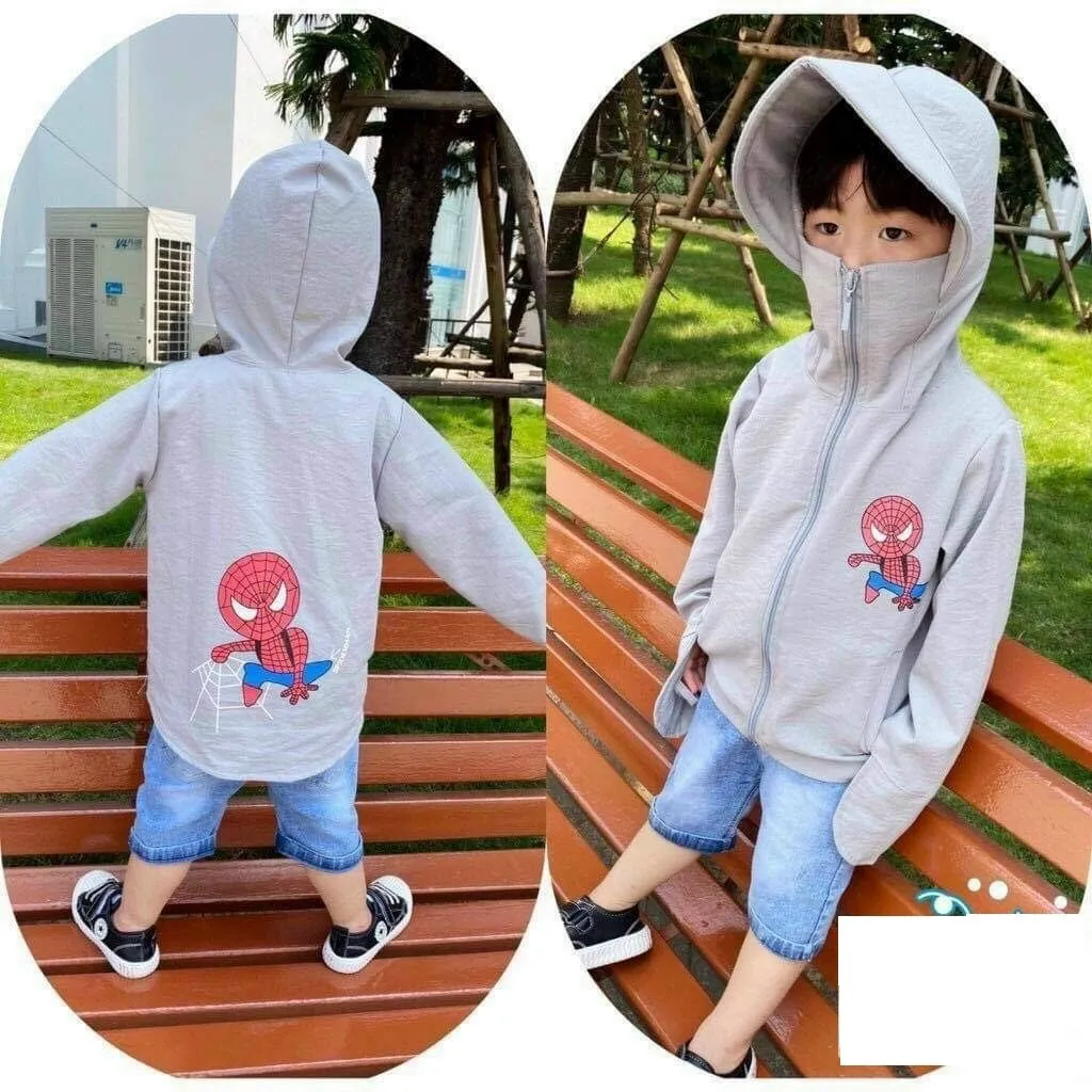 Áo Chống Nắng Cao Cấp Cho Bé In Hình Siêu Nhân - Dma Store