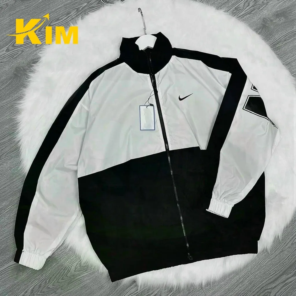 Áo Khoác Dù Unisex Form Rộng Họa Tiết Nike - Kim