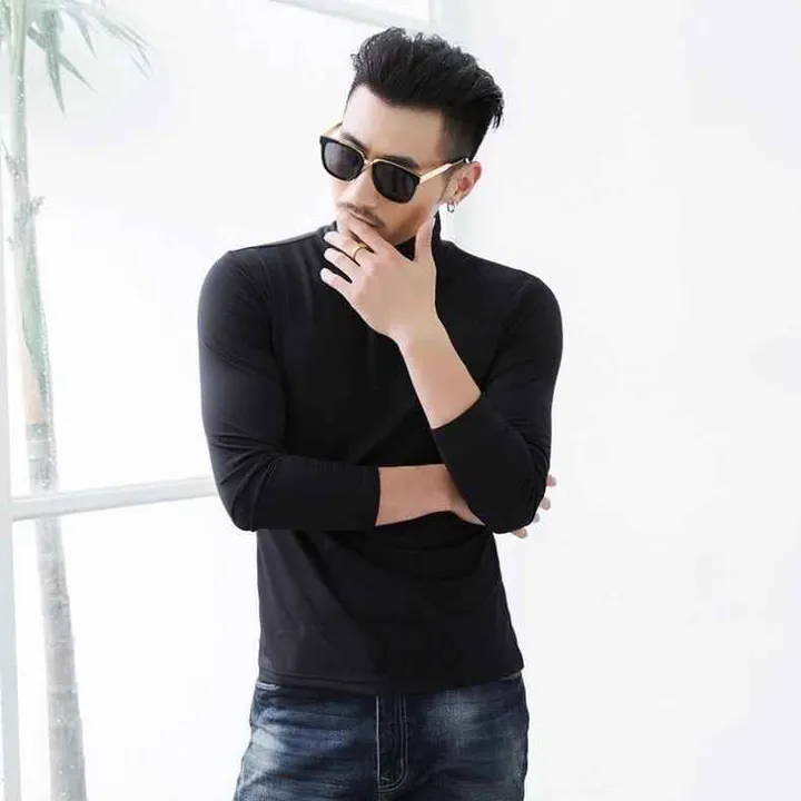 Áo Giữ Nhiệt Nỉ Bông Cho Nam Mềm Ấm Cổ Cao 3cm - Diepchi Fashion