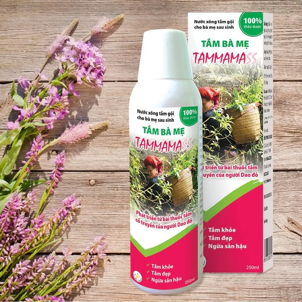 Nước Xông Tắm Gội Cho Bà Mẹ Sau Sinh 250ml - Tammamass