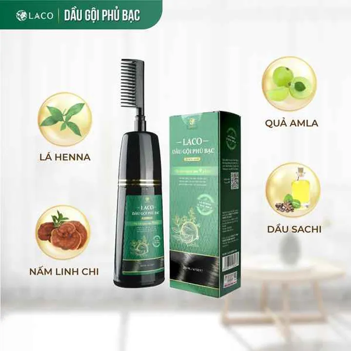 Alternative view of Dầu Gội Phủ Bạc An Toàn, Lành Tính 200ml - Laco