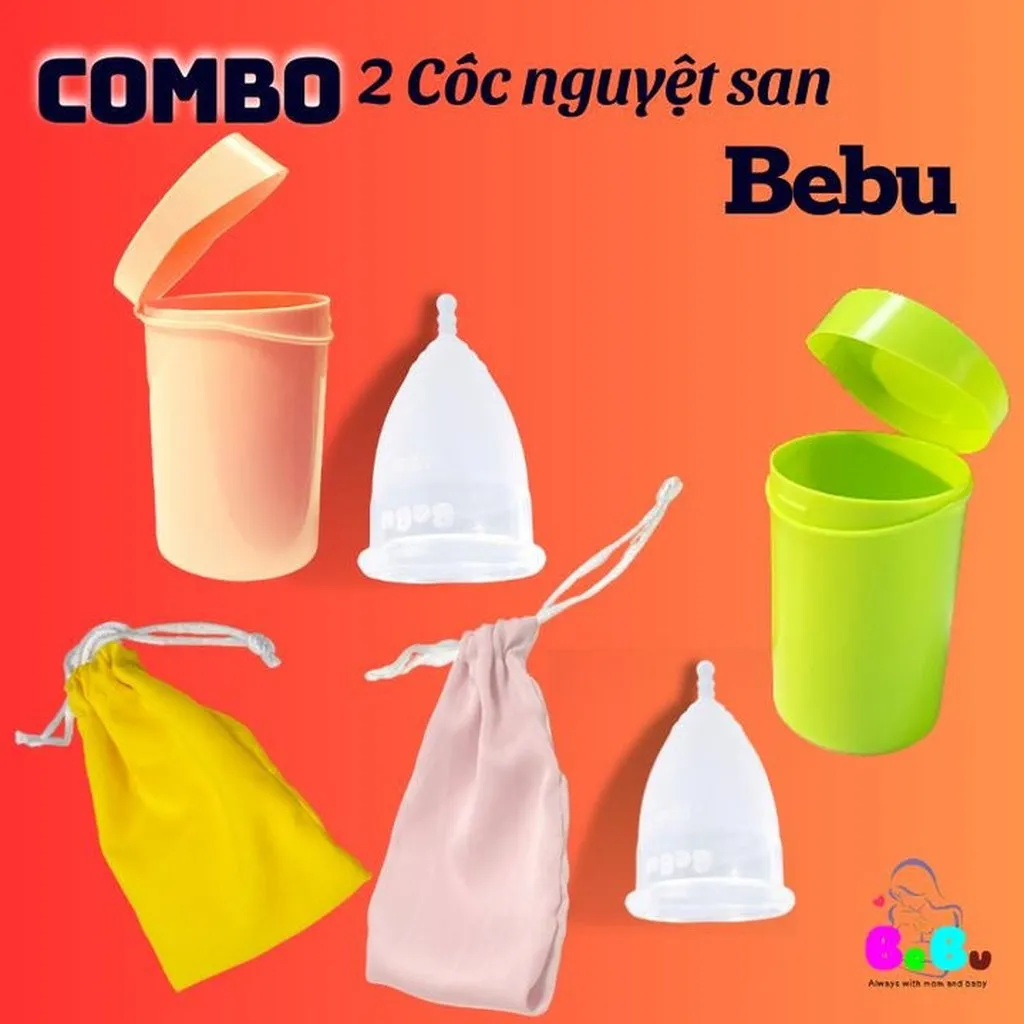 Combo 2 Cốc Nguyệt San Bebu - Bebu
