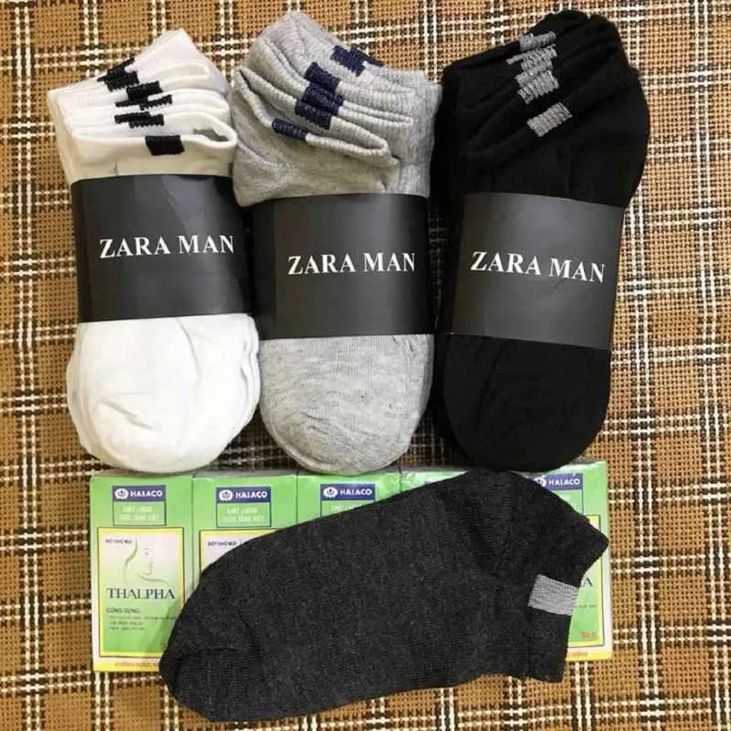Alternative view of Set 10 Tất Vớ Zara Nam Nữ Cổ Ngắn - Su Clothing