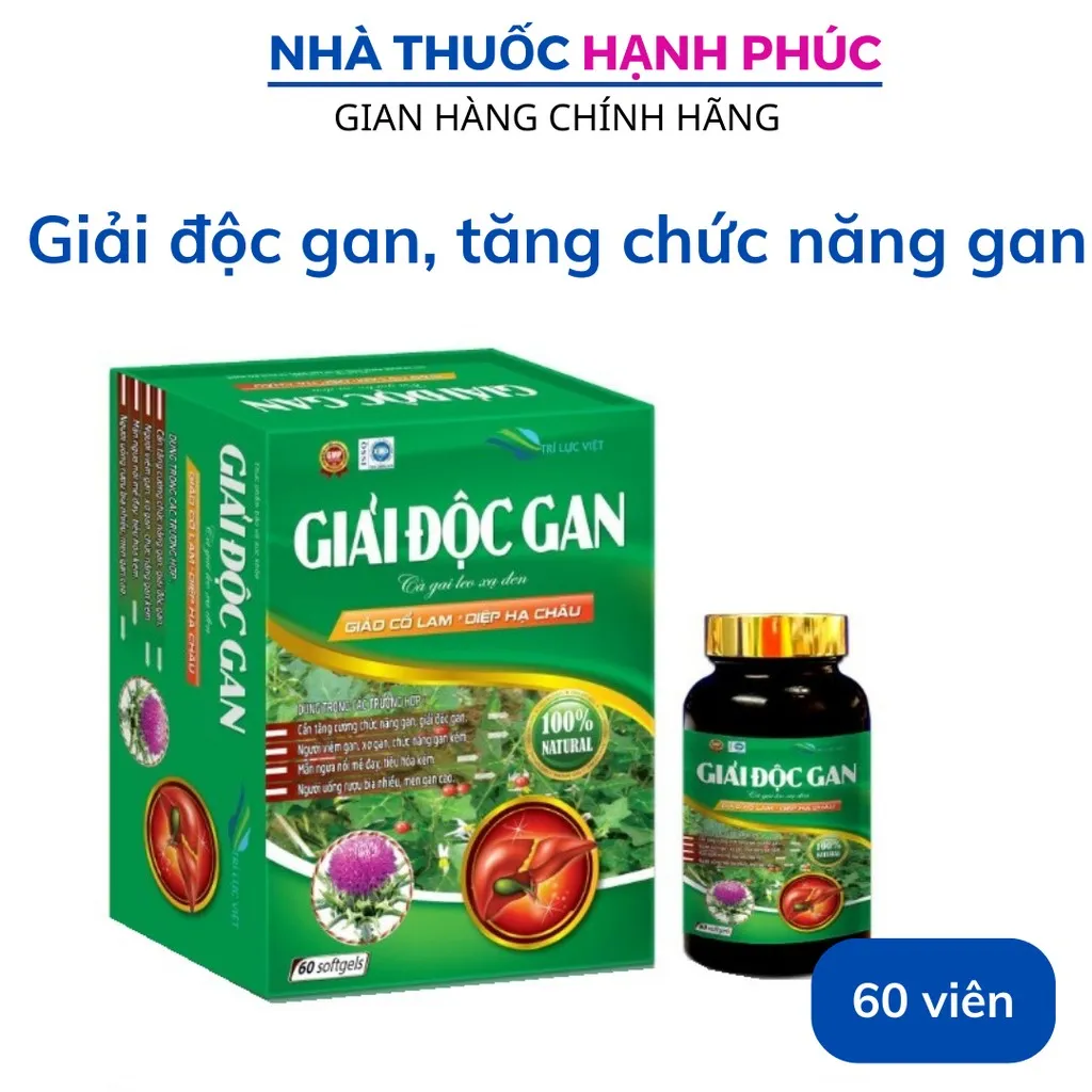 Viên Uống Giải Độc Gan - Trí Lực Việt