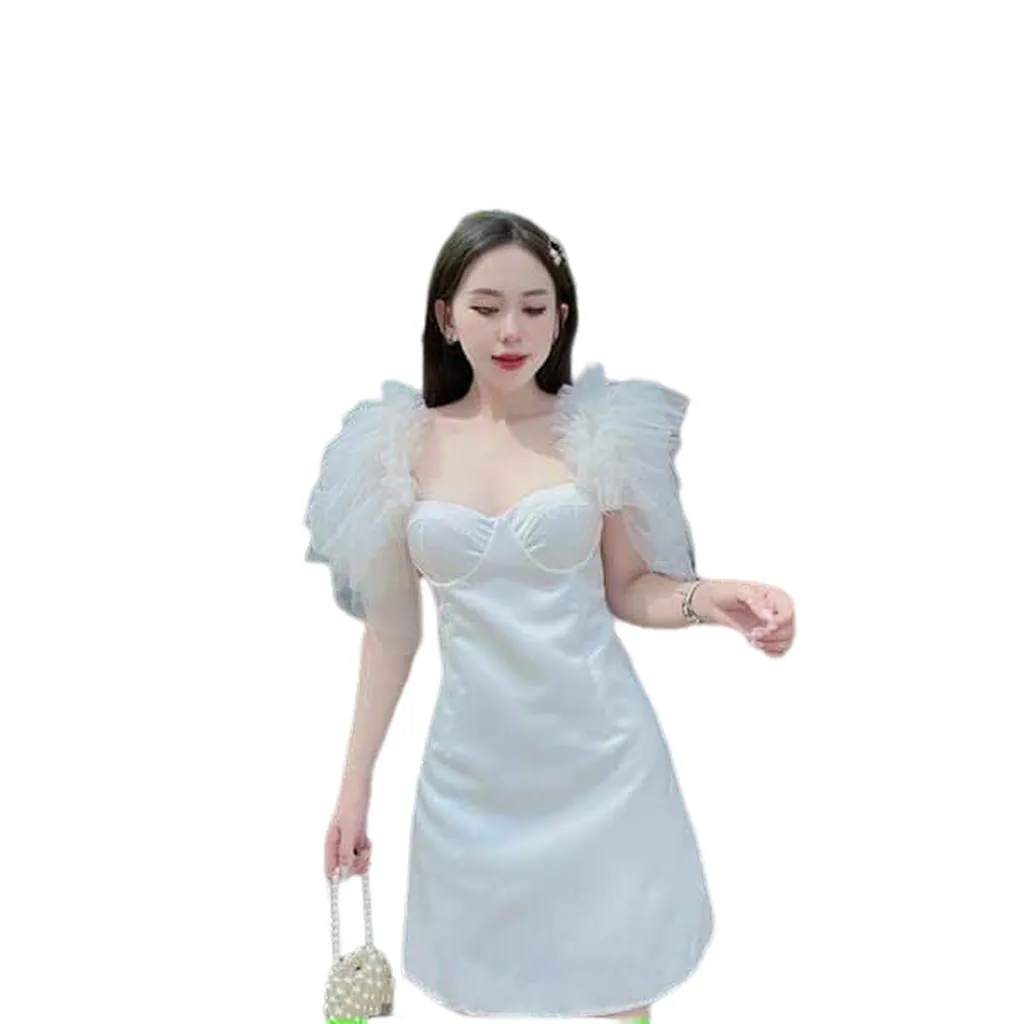 Alternative view of Đầm Body Phối Lưới Quyến Rũ Nổi Bật Tf951900 - Tosatan