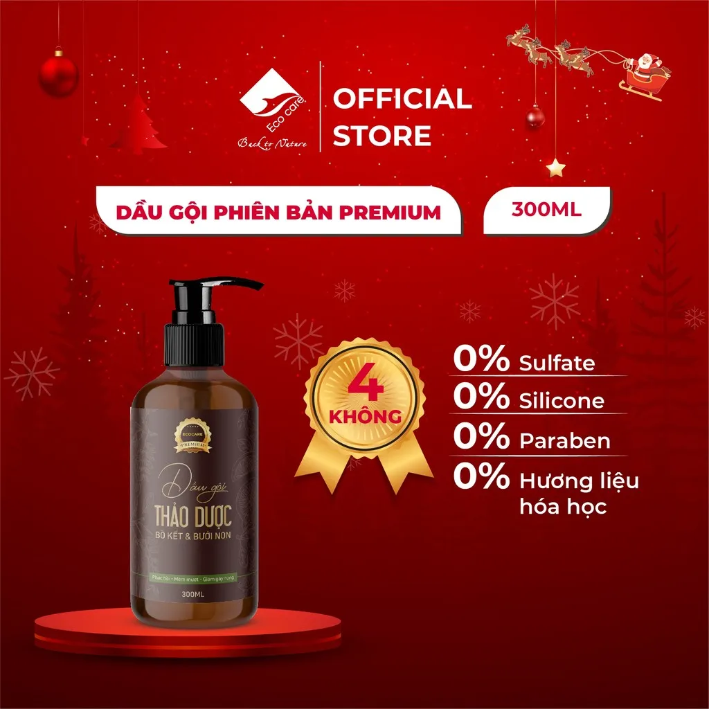 Dầu Gội Thảo Dược Premium 300ml - Ecocare