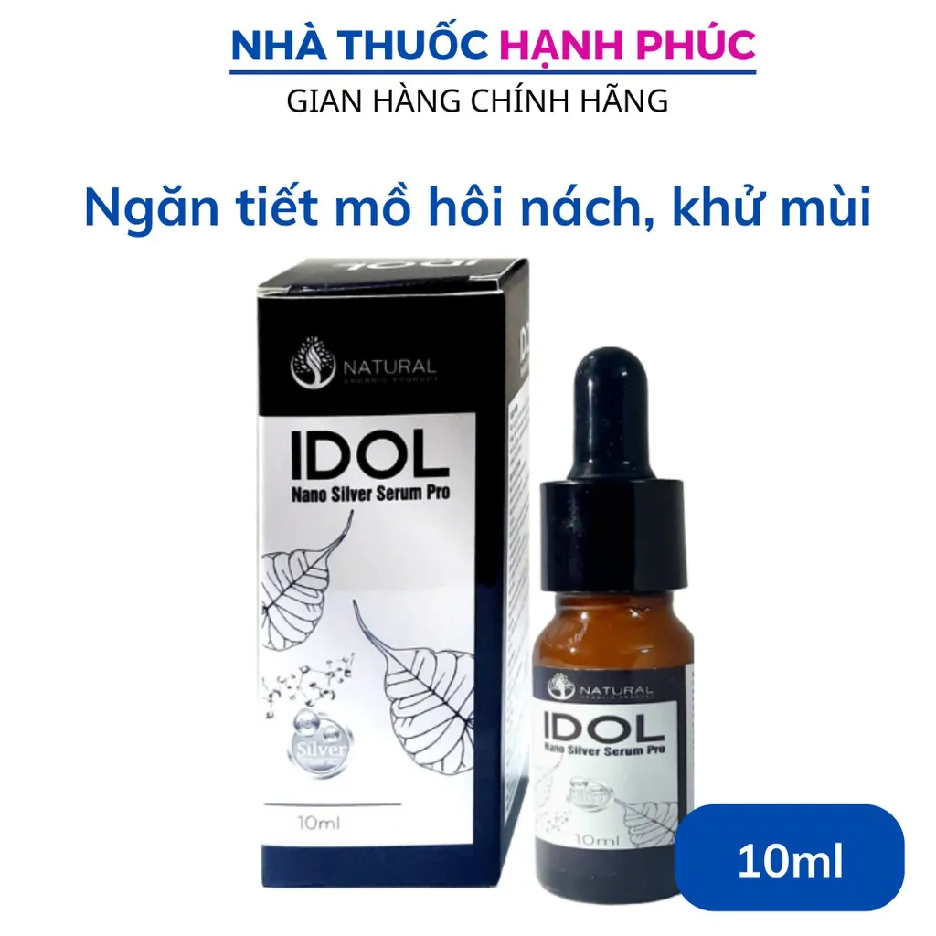 Nano Silver Serum Pro Ngăn Tiết Mồ Hôi Nách, Bàn Chân Giúp Khử Mùi Hiệu Quả, Sáng Da, Mờ Thâm Vùng Nách - Daewoong Korea