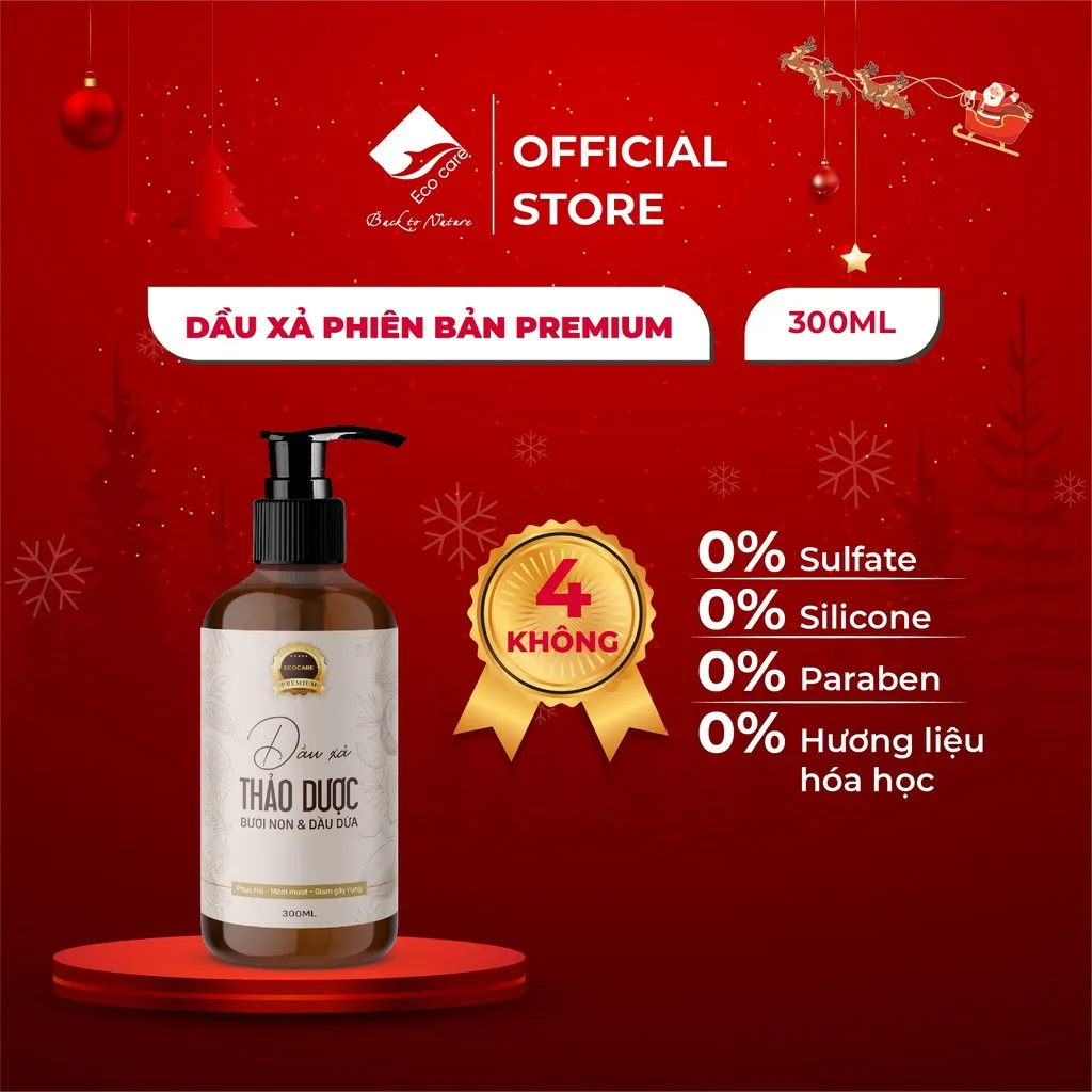Dầu Xả Thảo Dược Premium 300ml - Ecocare
