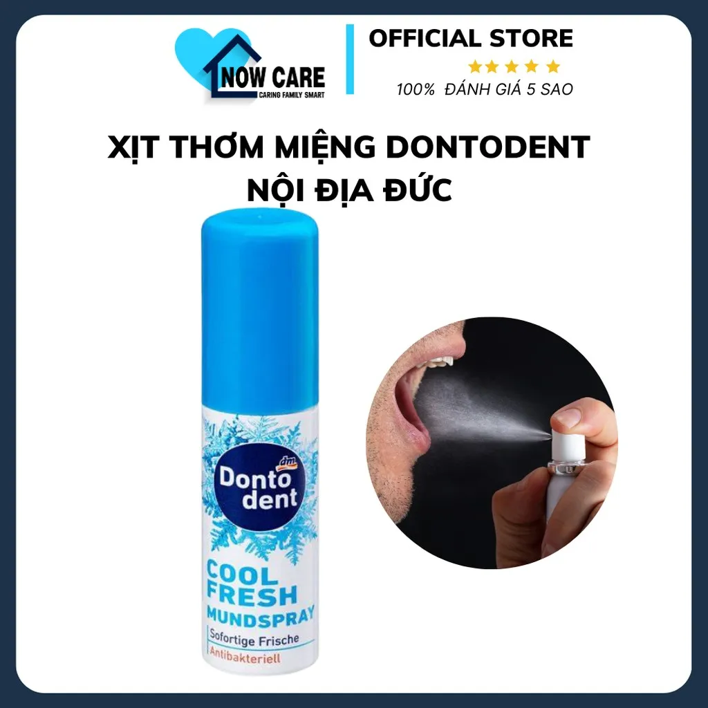 Xịt Thơm Miệng Nội Địa Đức 15ml - Dontodent
