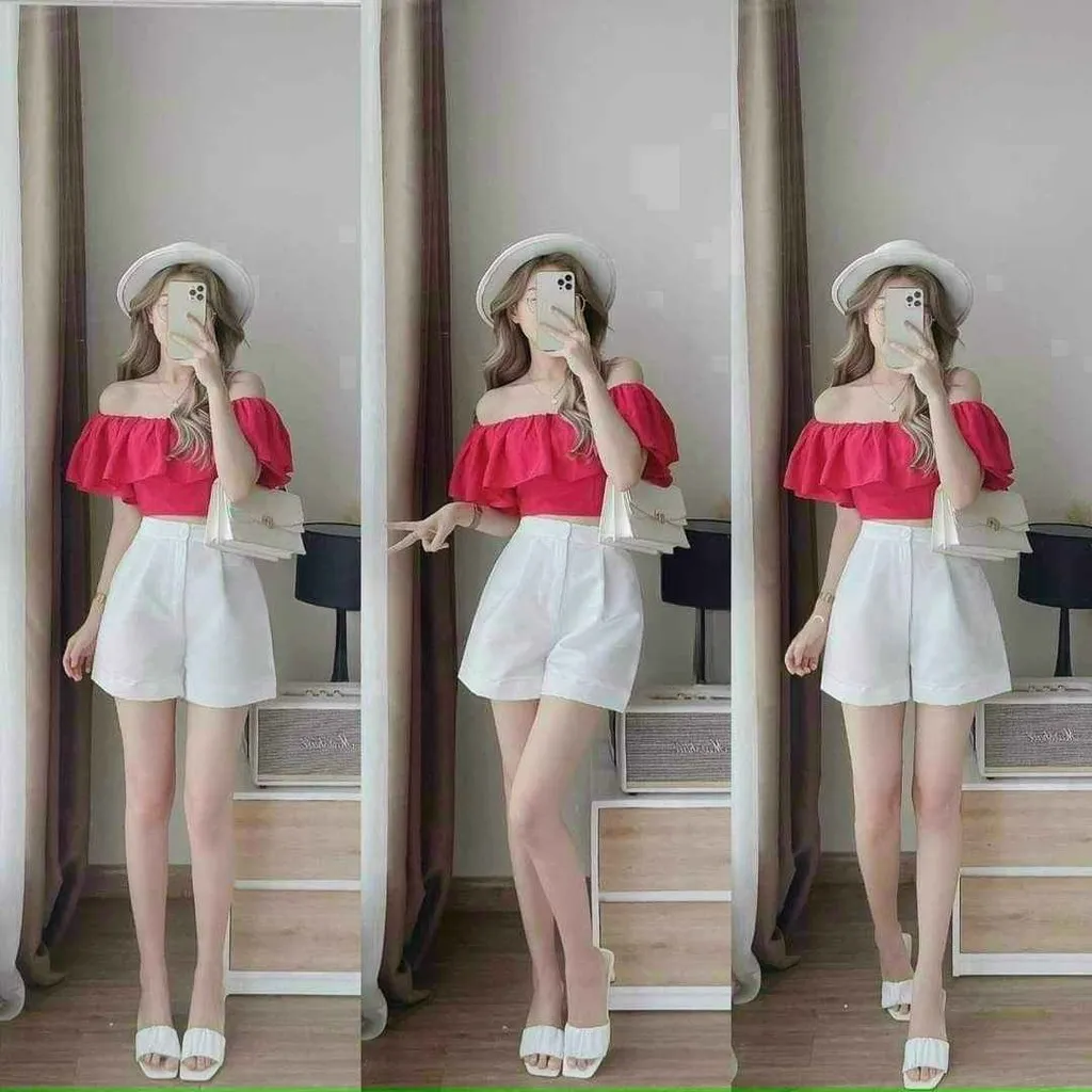 Set Đùi Áo Hở Vai Năng Động, Sexy Tf9qbdc - Tosatan