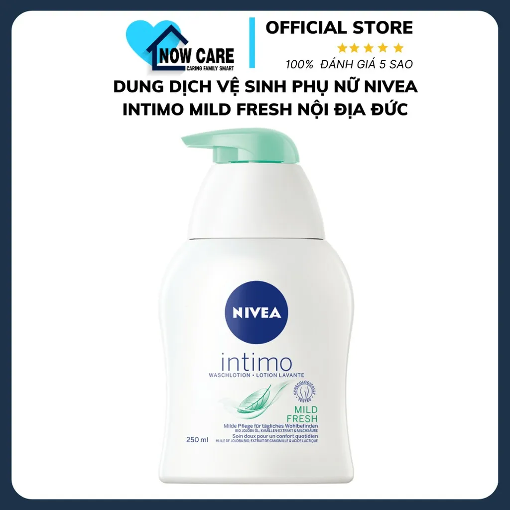 Dung Dịch Vệ Sinh Phụ Nữ Intimo Mild Fresh Nội Địa Đức 250ml - Nivea
