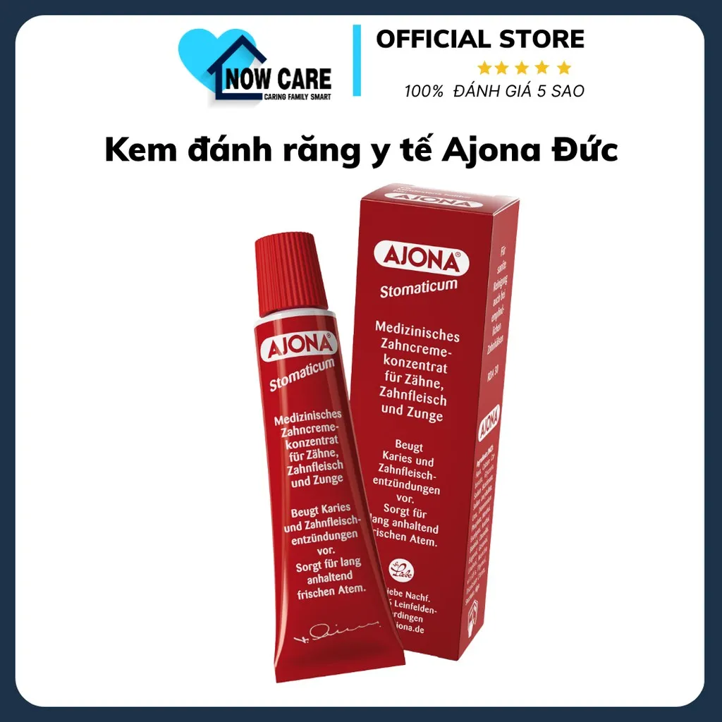 Kem Đánh Răng Y Tế 25ml - Ajona