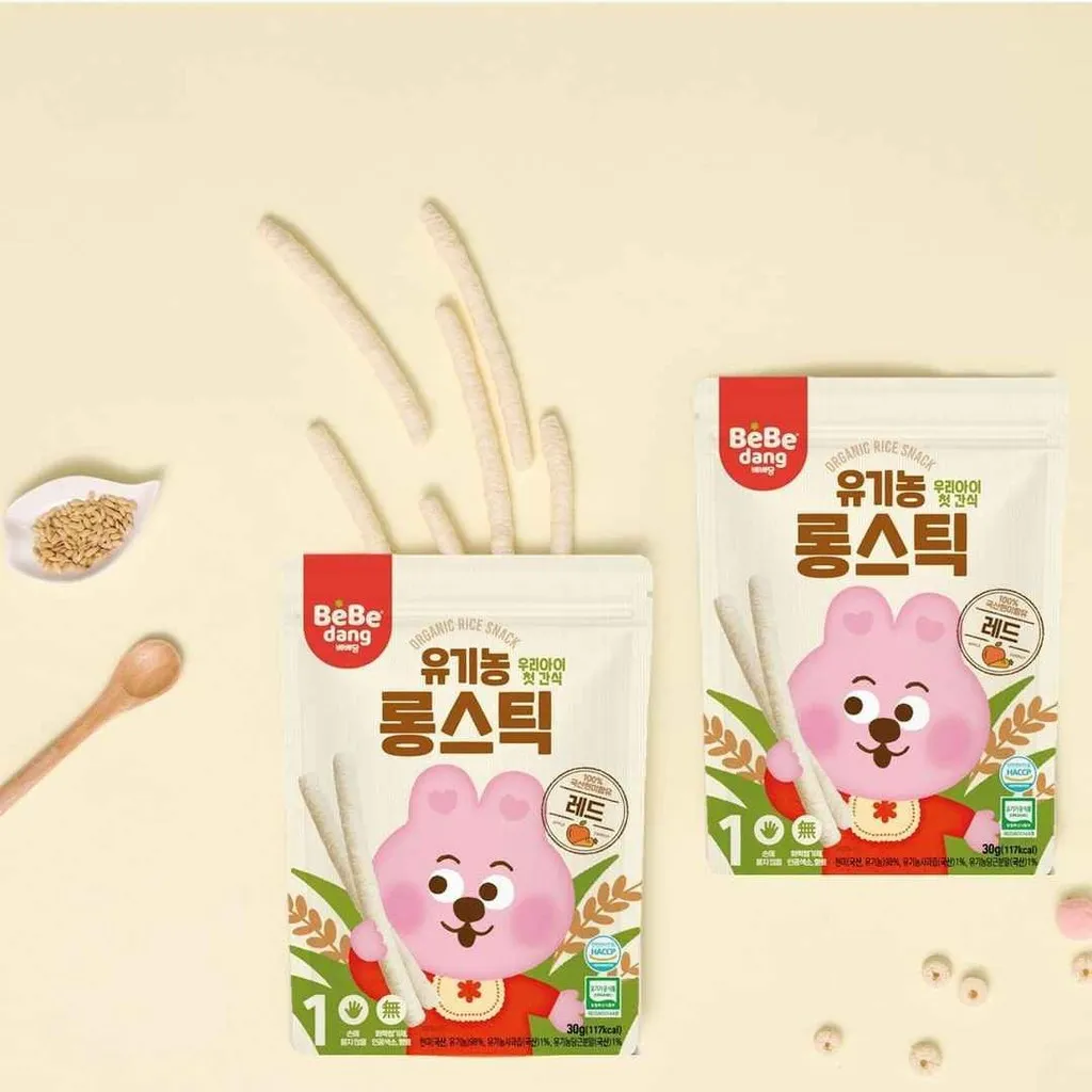 Alternative view of Bánh Gạo Lứt Hữu Cơ Que Dài - Bebedang