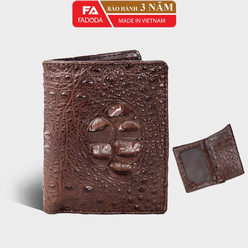 Alternative view of Ví Nam Da Cá Sấu Hai Mặt Làm Từ Vân Gù Da Cá Sấu Sp-fcw02g - Fadoda