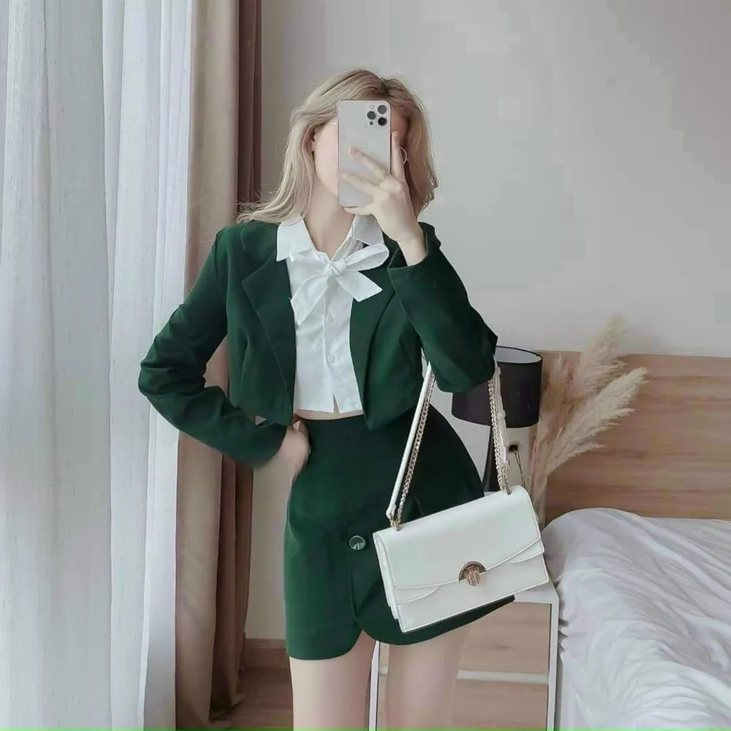 Set Đùi Cổ Vest Lịch Sự, Trẻ Trung Tf130bd125 - Tosatan