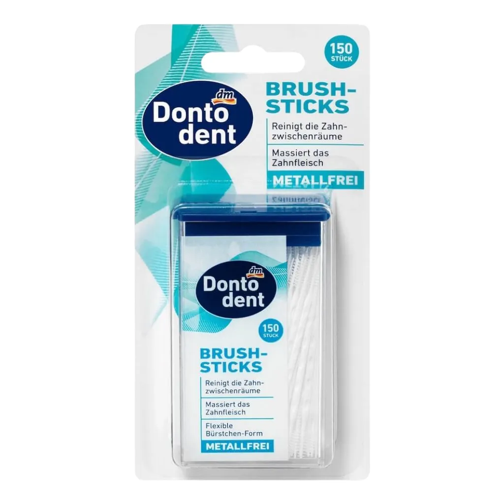 Alternative view of Tăm Xỉa Răng Y Tế Brush Sticks Nội Địa Đức - Dontodent