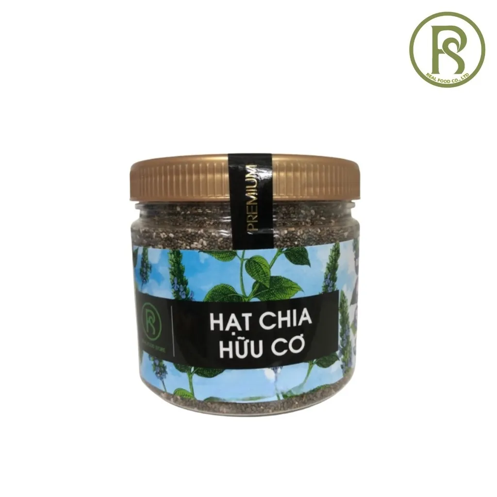 Alternative view of Hạt Chia Hữu Cơ Hũ 350g - Real Food