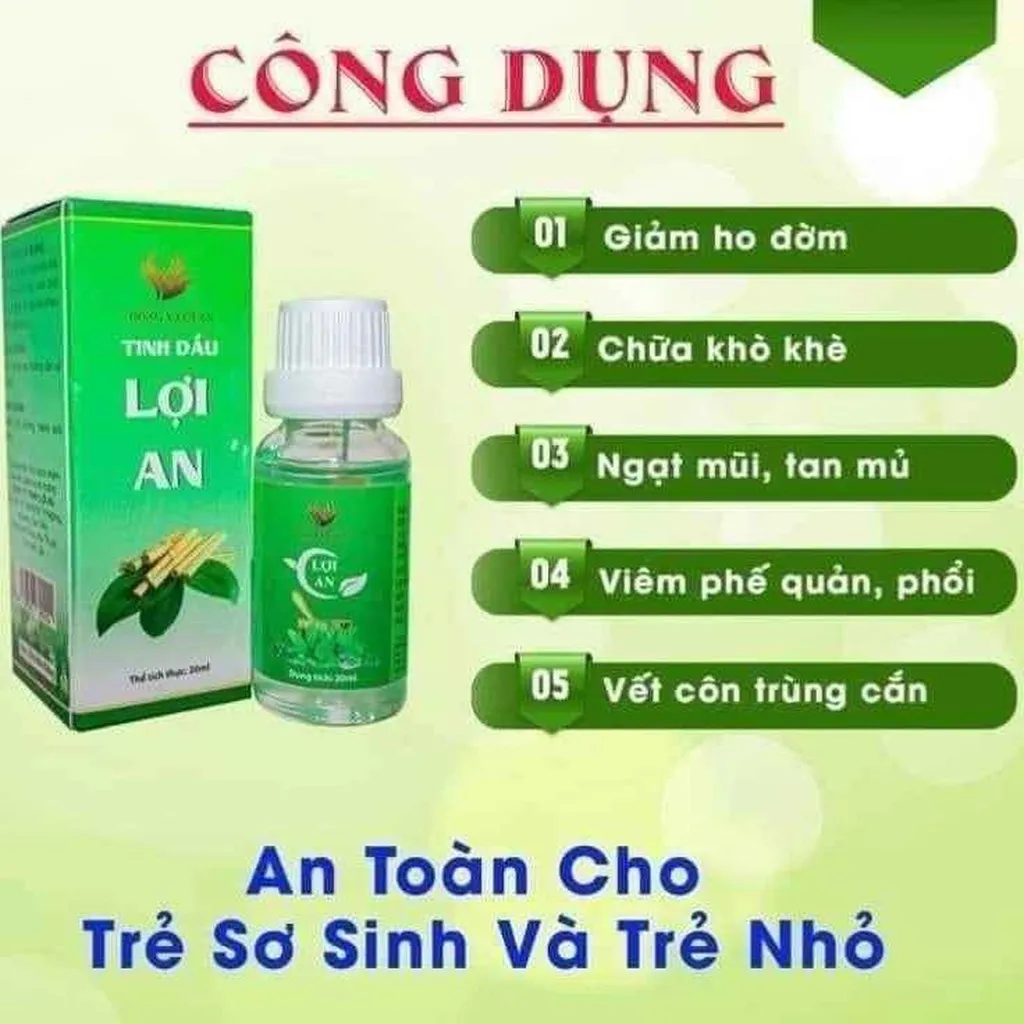 Alternative view of Tinh Dầu Long Đờm 20ml - Lợi An