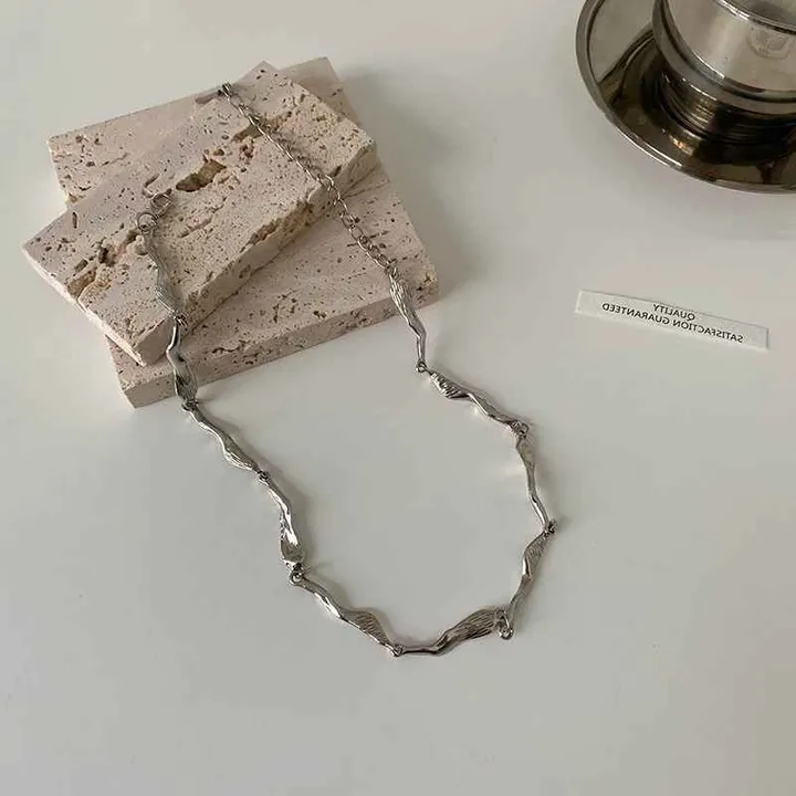 Vòng Cổ Khớp Nối Thẻ Silver - Mushroom Lee