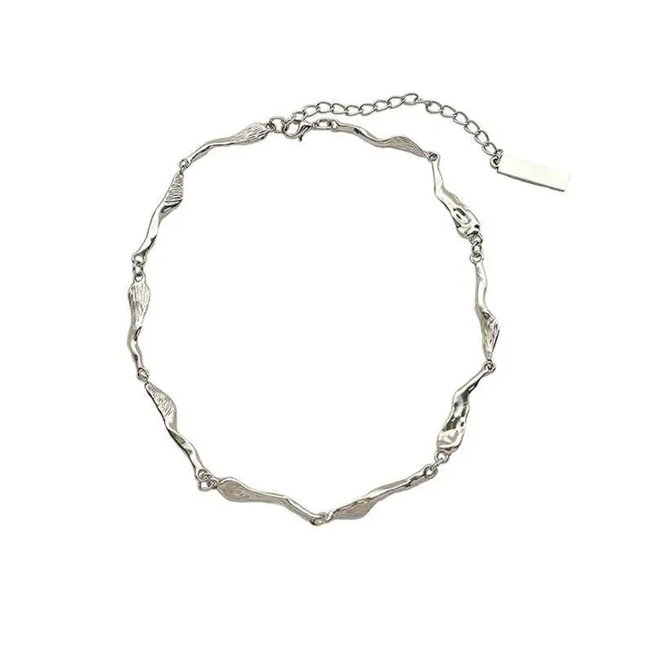 Alternative view of Vòng Cổ Khớp Nối Thẻ Silver - Mushroom Lee