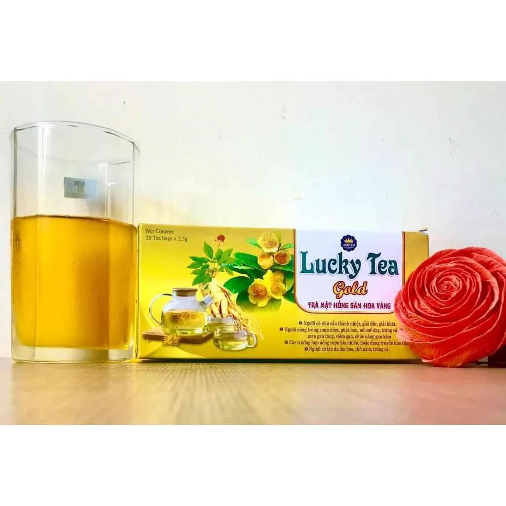 Trà Mật Hồng Sâm Hoa Vàng - Lucky Way