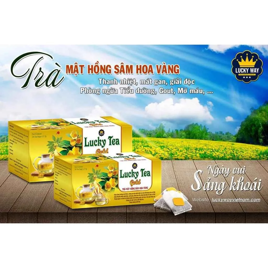 Alternative view of Trà Mật Hồng Sâm Hoa Vàng - Lucky Way