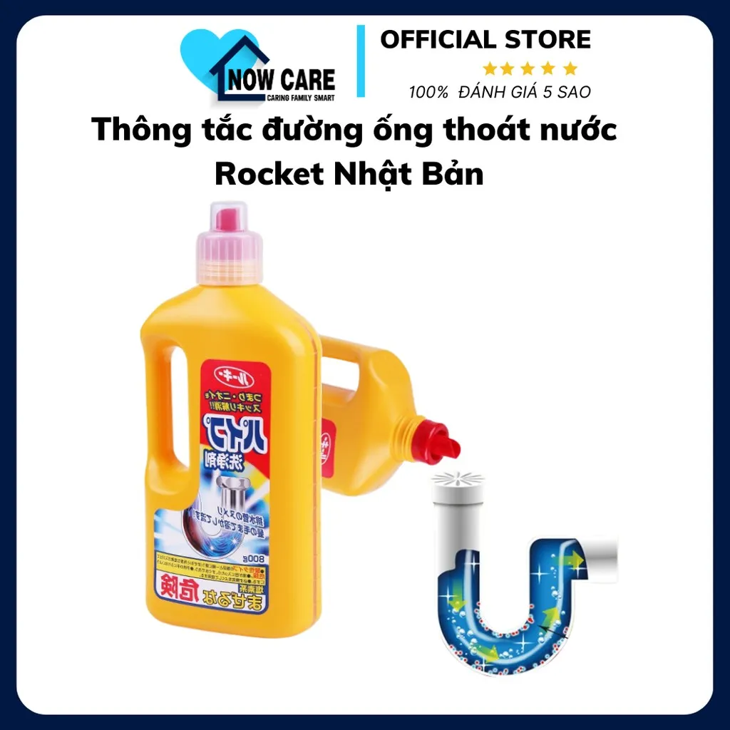 Chai Thông Tắc Đường Ống Thoát Nước - Rocket Soap