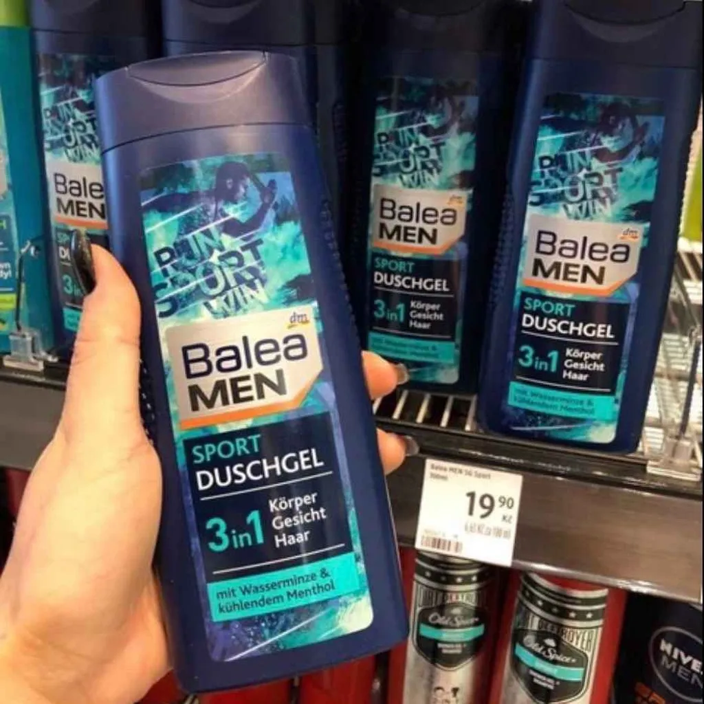 Sữa Tắm Gội Nam Balea Men 3 Trong 1 Đức 300ml - Balea