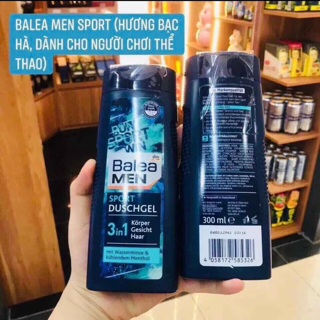 Alternative view of Sữa Tắm Gội Nam Balea Men 3 Trong 1 Đức 300ml - Balea