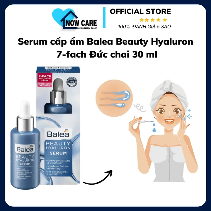 Serum Cấp Ẩm Beauty Hyaluron 7-fach Đức 30ml - Balea
