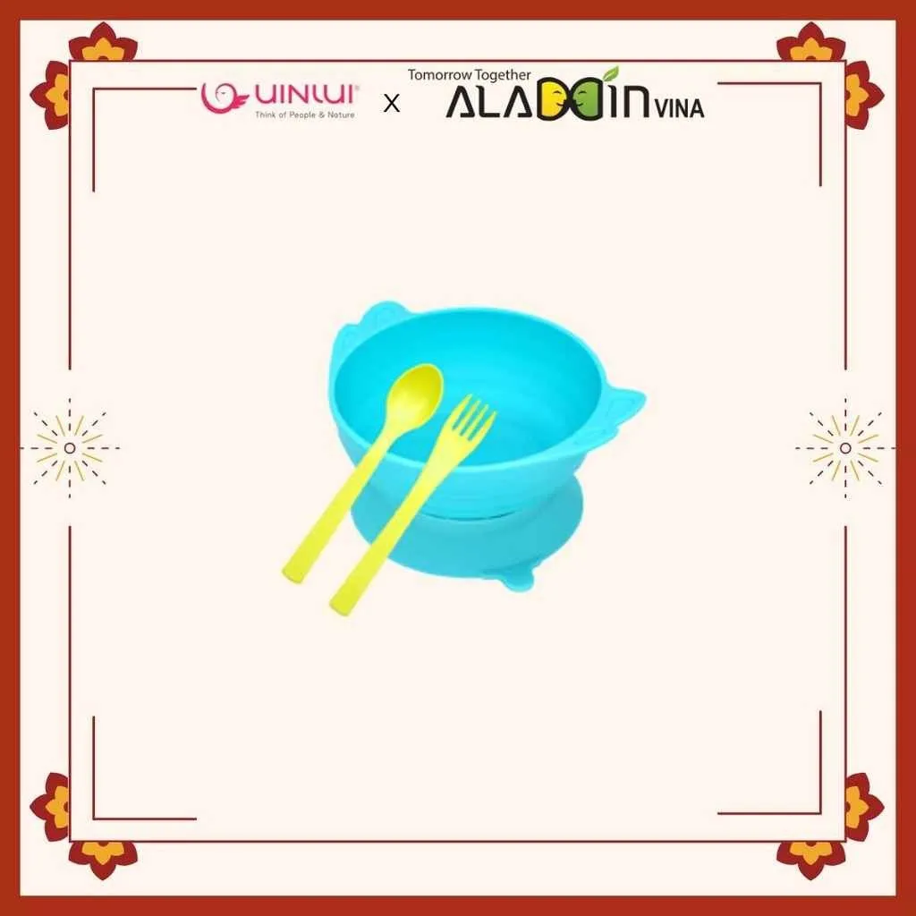 Set Tô Lớn Thìa Dĩa Dừa - Uinlui