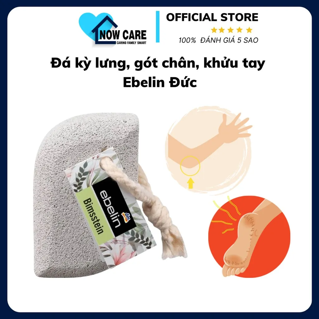 Đá Kỳ Lưng, Gót Chân, Khửu Tay Đức - Ebelin