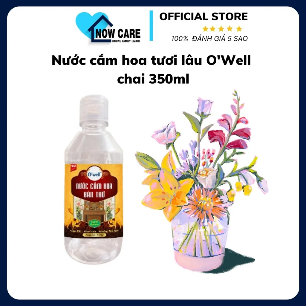 Nước Cắm Hoa Tươi Lâu Chai 350ml - O'well