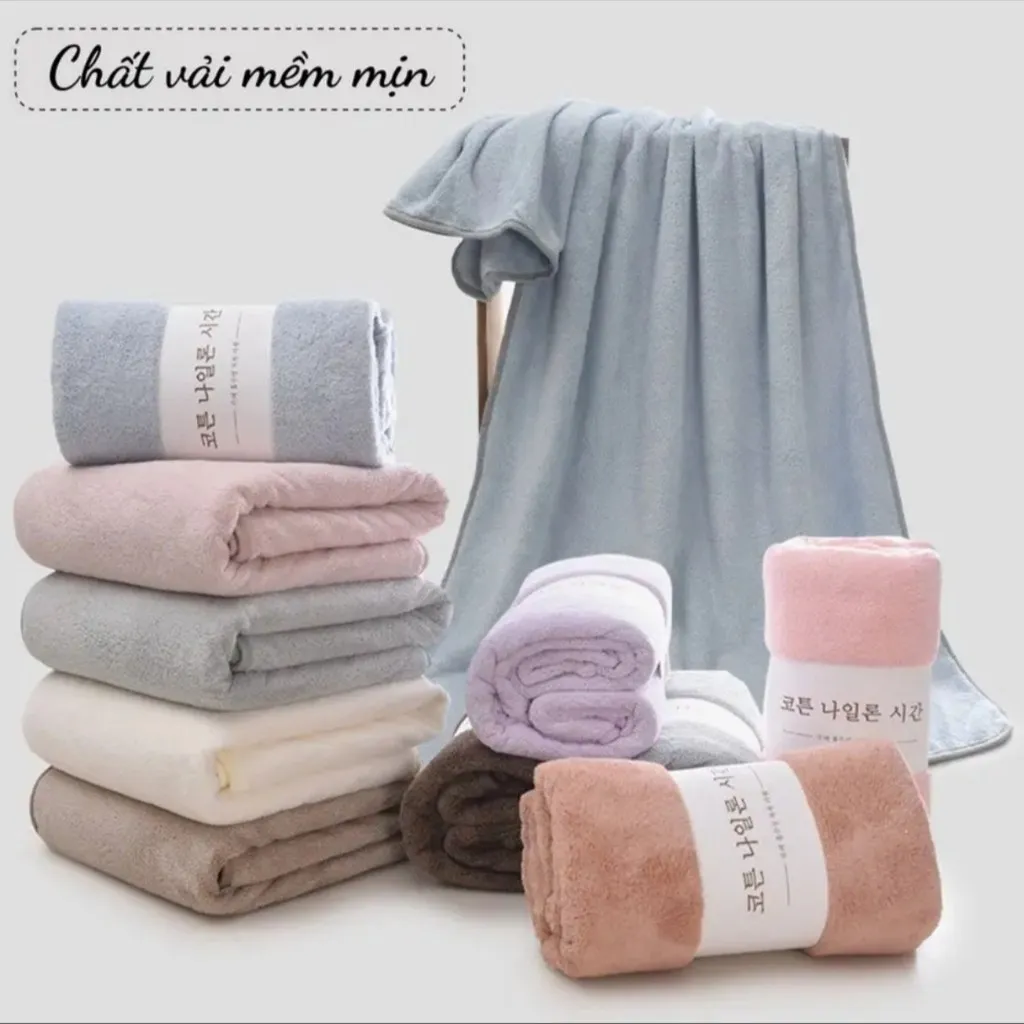Alternative view of Khăn Tắm Hàn Quốc Cao Cấp 70 X 140 Cm Ctb18 - Bechip